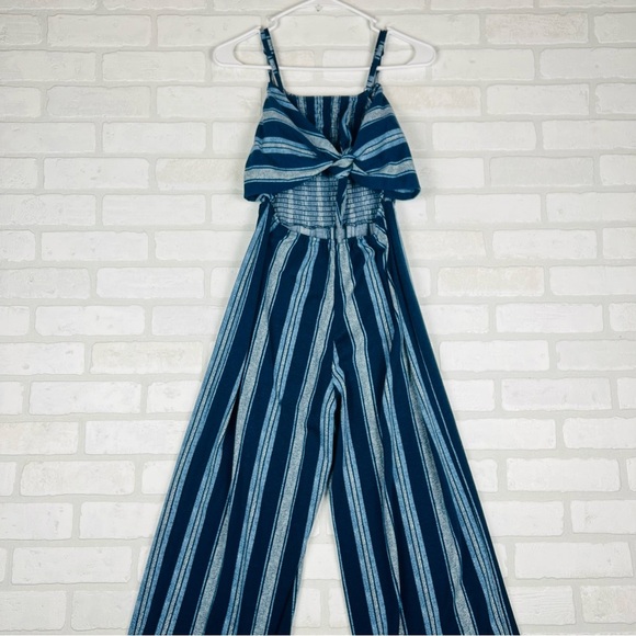 Super Cute Boho Hippie Romper Pantsuit, Shades of Blue, Travel, Summer‎ Size 7-9 - Picture 13 of 13